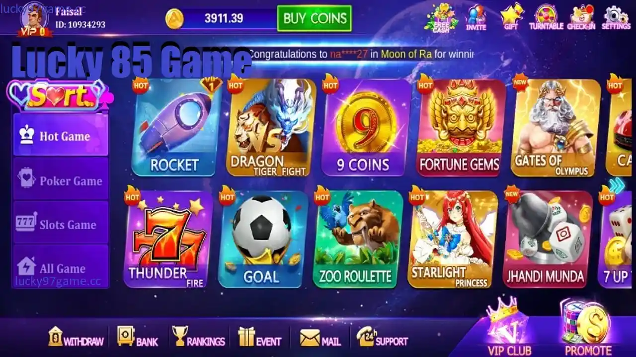Lucky 85 Game APK